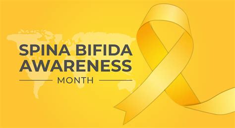 Spina Bifida Awareness Month Background Illustration Vector