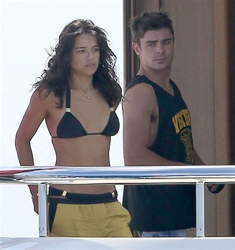 Exclusive... Michelle Rodriguez & Zac Efron Continue Their Vacation In ...