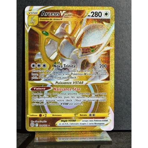 Carte Pokémon Arceus VSTAR 280 PV 184 172 EB09 Stars Étincelantes