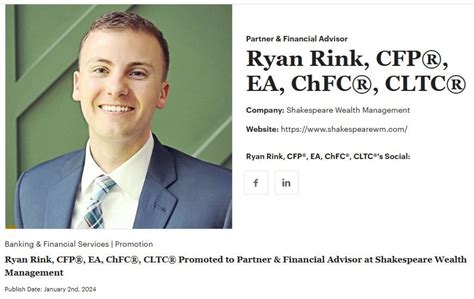 Ryan Rink Cfp® Ea Chfc® Cltc® On Linkedin Words Cannot Explain How