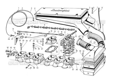 Lamborghini Countach 5000 Qv 1985 Part Diagrams