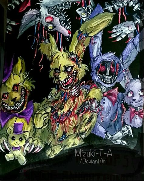 My Favorite Animatronics From FNaF By Mizuki T A On DeviantArt