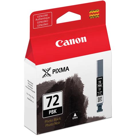 Canon LUCIA PGI 72 Photo Black Ink Tank 6403B002 B H Photo Video