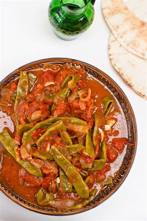 Green Bean Stew Loubyeh Bzeit Recipe Lebanese Recipes Green