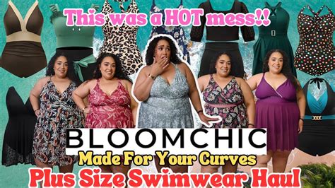 BLOOMCHIC Haul 2024|Bloomchic Plus Size Swimwear Haul|Plus Size Swimwear 2024|Tasha St James ...