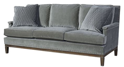 Prescott Gray Velvet Sofa From Universal Coleman Furniture