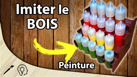 Comment Imiter Le Bois Avec De La Peinture Acrylique Tuto Impression