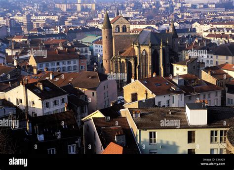 France Vosges Epinal Old Town View From The Castle Hills Stock