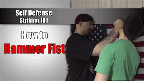 Self Defense Striking 101 How To Hammer Fist Youtube