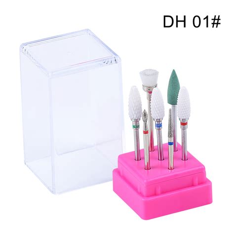 Set 7 Brocas Puntas Cerámica Para Drill Pulidor De Uñas Beautyeyes