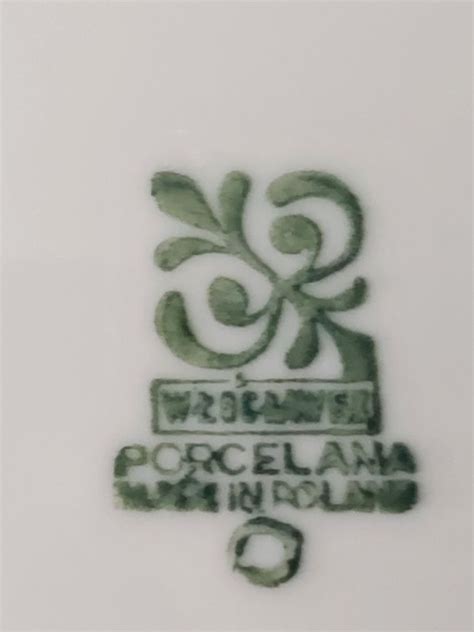 Talerze W Oc Awek Porcelana Made In Poland Prl Szt Bia Ystok