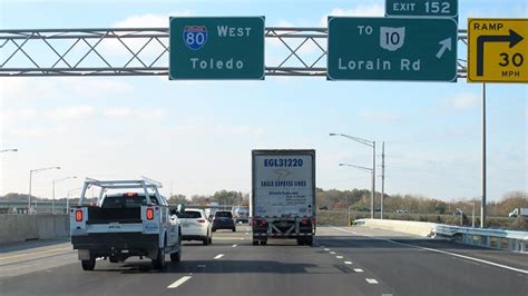 Ohio Turnpike At N Olmsted Cleveland Lorain Rd