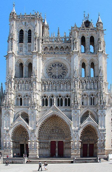 哥特式建筑 维基百科自由的百科全书 Cathedral Amiens Cathedral basilica