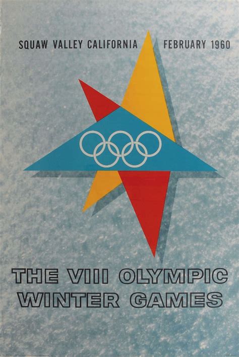 Squaw Valley 1960 Winter Olympics Poster