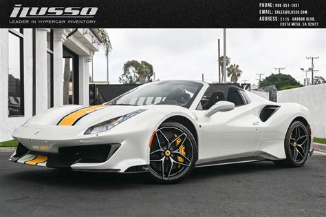 Used 2020 Ferrari 488 Pista Spider ILusso Palm Beach Stock C5547