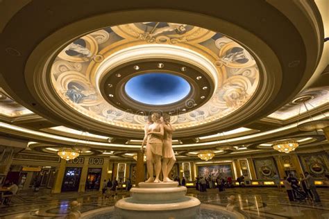 Caesars Palace Hotel Lobby, Las Vegas, Nevada Editorial Stock Photo - Image of caesars, ceiling ...