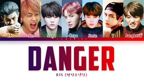 Bts Danger 방탄소년단 Danger [color Coded Lyrics Han Rom Eng 가사] Youtube