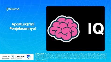 Apa Itu IQ IQ Ini Penjelasannya