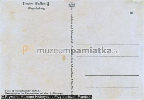 Wojskowe karty pocztowe propagandowe Waffen SS Niemcy Muzeum Pamiątka