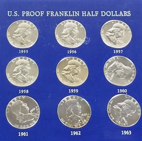 Us Proof Franklin Half Dollar Set