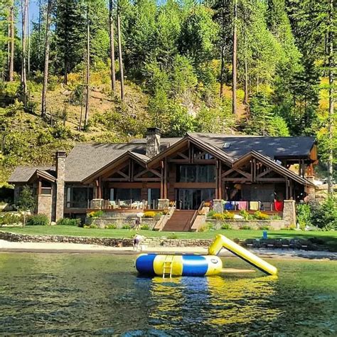 Espectaculares Casas R Sticas Frente A Un Lago Casas De Campo