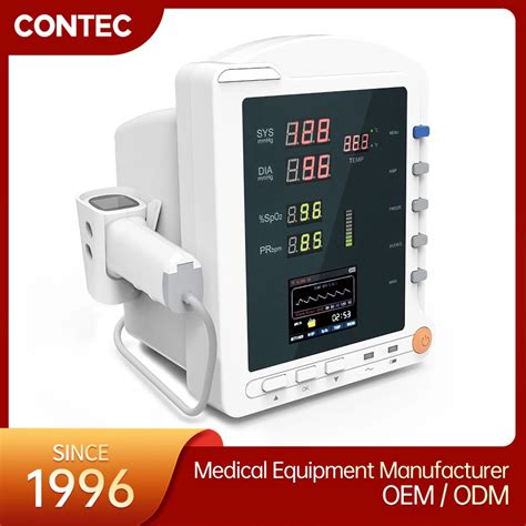 Contec Cms Multi Parameter Bedside Ecg Vital Signs Patient Monitor