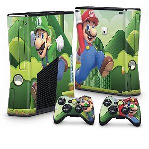 Skin Xbox Controle Mario Luigi Pop Arte Skins