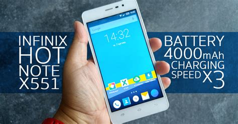 Infinix Hot Note X มอถอแบตฯ mAh ชารจไว เทา