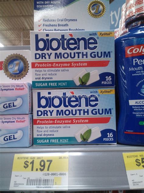 Biotene Dry Mouth Gum for $.97! | Grocery Shop For FREE at The Mart!!