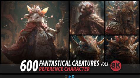 ArtStation - 600 fantastical creatures vol3 | Artworks