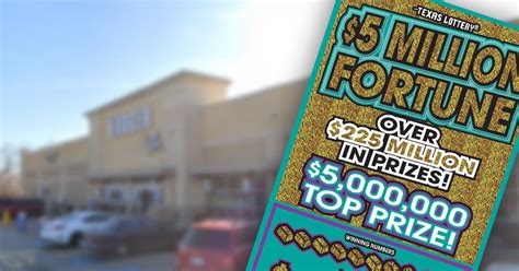 Mesquite Resident Claims 5 Million Texas Lottery Scratch Ticket Prize Entertainment