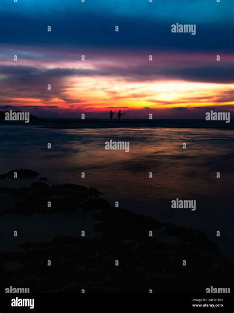 The amazing view during the sunset Stock Photo - Alamy