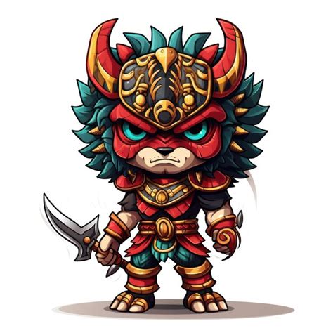 Premium Ai Image Aztec Jaguar Warrior Costume Mexico