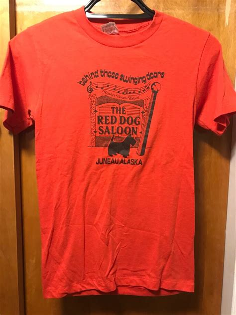 Vintage The Red Dog Saloon Juneau Alaska Mens M T Gem