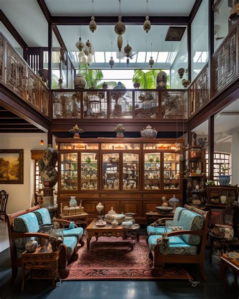 A Peranakan Style Home Filled With Asian Decorative Objects House Interior House Design