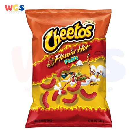 Jual Snack Cheetos Flamin Hot Puffs 8oz 226 8g Indonesia Shopee Indonesia