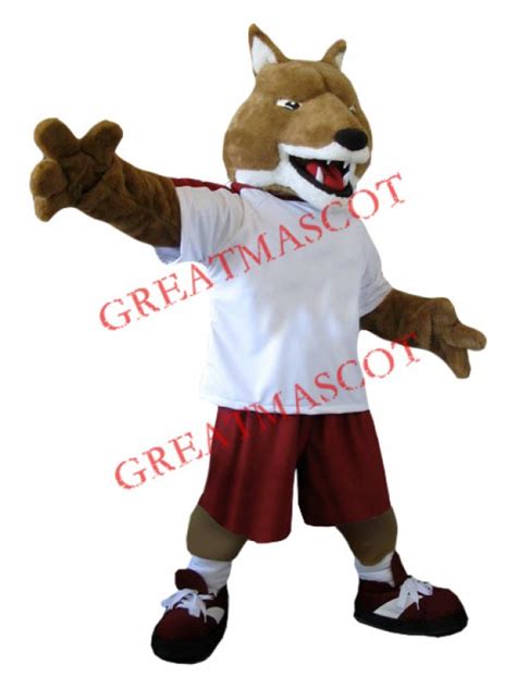 College Coyote Mascot Costume