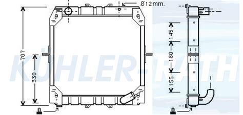 Wasserk Hler Passend F R Mercedes Benz Kuehler Rath