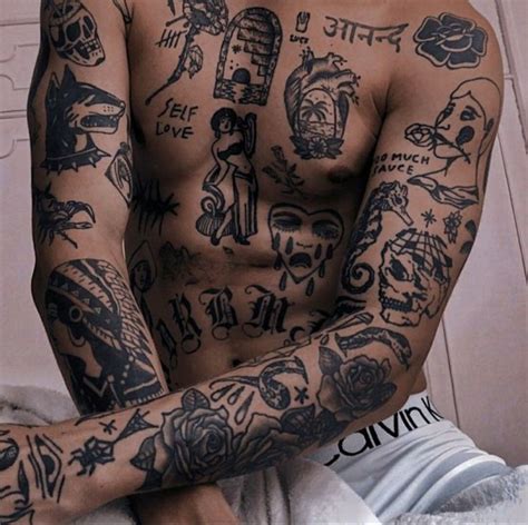 #tattoos #grunge #tattooideas | Torso tattoos, Hipster tattoo, Traditional tattoo sleeve