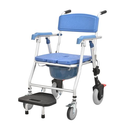 Elderly Patient Lift Wheelchair Bedside Commode Chair Portable Toilet