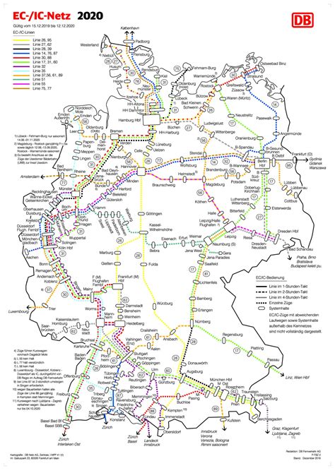 Transit Maps Unofficial Map German Intercity Rail Network 2020 By U