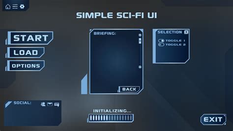 Sci Fi UI Design