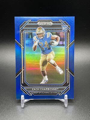 Zach Charbonnet 2023 Panini Prizm Draft Picks Blue Prizm RC Rookie 199