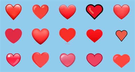 Emoji Meaning A Classic Red Love Heart Emoji Used For Expressions Of