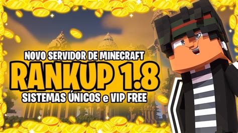 Novo Servidor De Rankup Sistemas Nicos Para Minecraft Pirata E