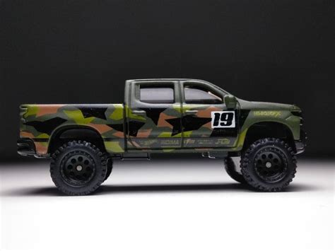 Chevy Silverado Hot Wheels Custom Real Rubber Tires Etsy Chevy Silverado Chevy Hot Wheels