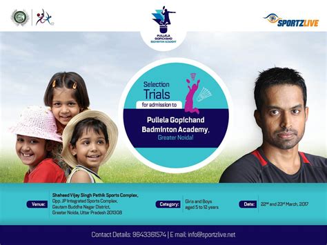 Gopichand Academy Summer Camp / Pullela gopichand badminton academy ...