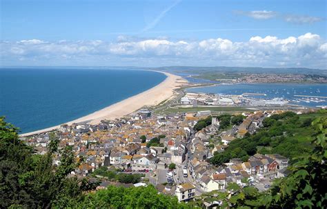 Portland And Chesil Beach Looking West From The Isle Of P Flickr