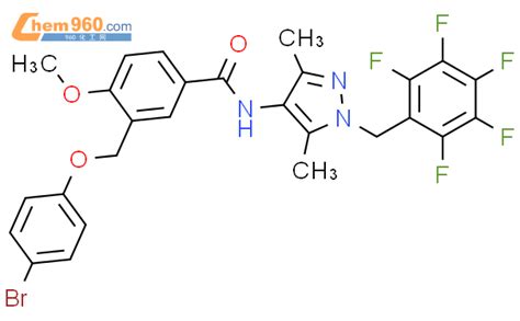 512814 89 0 3 4 Bromophenoxy Methyl N 3 5 Dimethyl 1