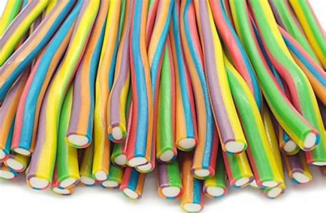 Tutti Frutti Long Pencil Sweets Cable Chewy Retro Party Fruit Favours